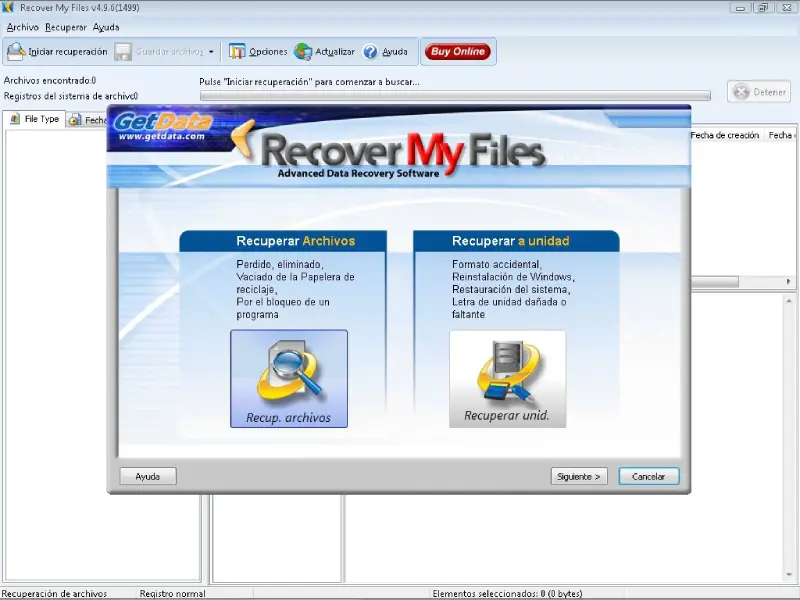 نرم افزار Recover My Files