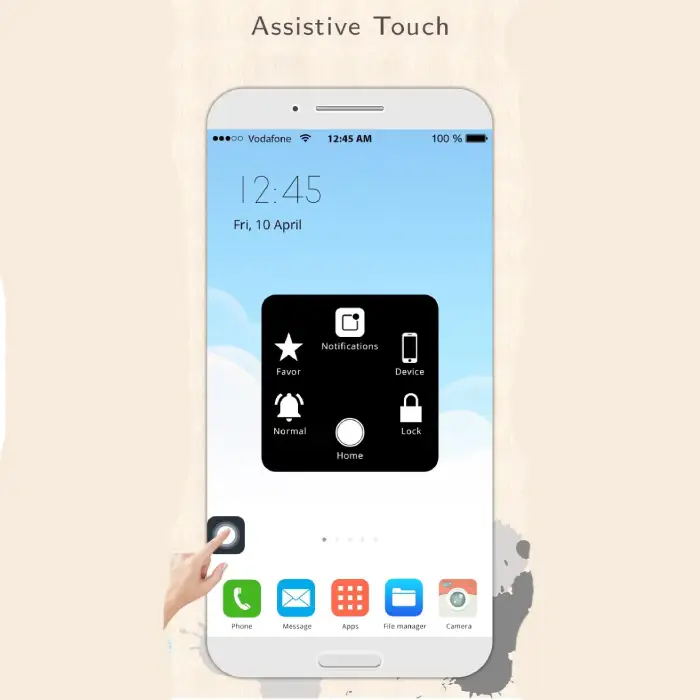 کلید هوم مجازی یا assistive touch چیست ؟