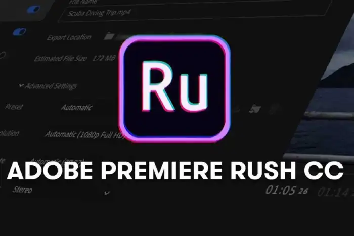 اپلیکیشن Adobe Premiere Rush