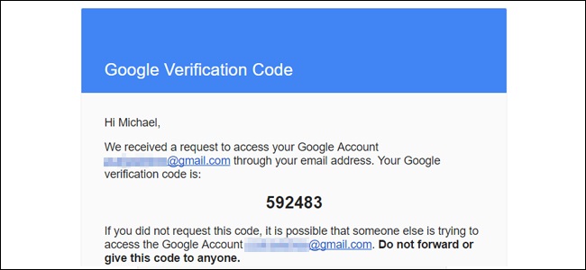  ارسال کد بازیابی رمز عبور به ایمیل