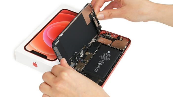 تعمیرات موبایل آیفون 12 | تعویض تاچ و ال سی دی سری های iPhone 12 و تعویض باتری